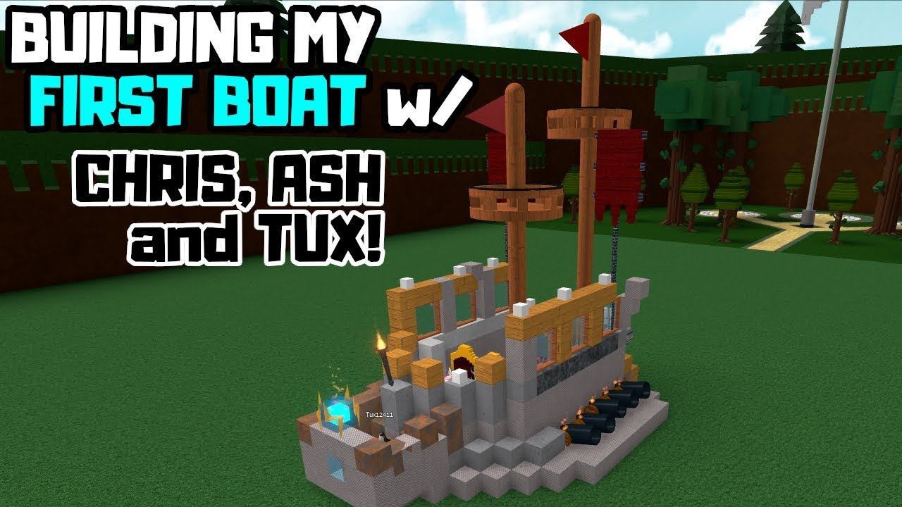 DREAM TEAM BOAT BUILDING! Roblox BUILD A BOAT FOR TREASURE!