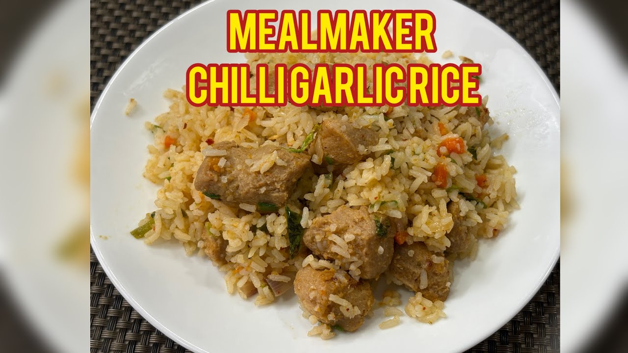 హోటల్ స్టైల్ మీల్మేకర్ చిల్లీ గార్లిక్ రైస్ | Mealmaker Chilli Garlic Rice | Easy Lunch Box Recipe