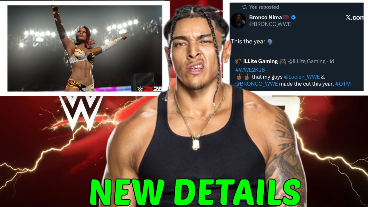 УЗНАНА НОВАЯ ПОДРОБНОСТЬ О WWE2K26 (ПЕРВЫЙ ВЗГЛЯД НА ЗЕЛИНУ ВЕГУ + ВОЗМОЖНО ПОДТВЕРЖДЕНО, ЧТО ОНА...