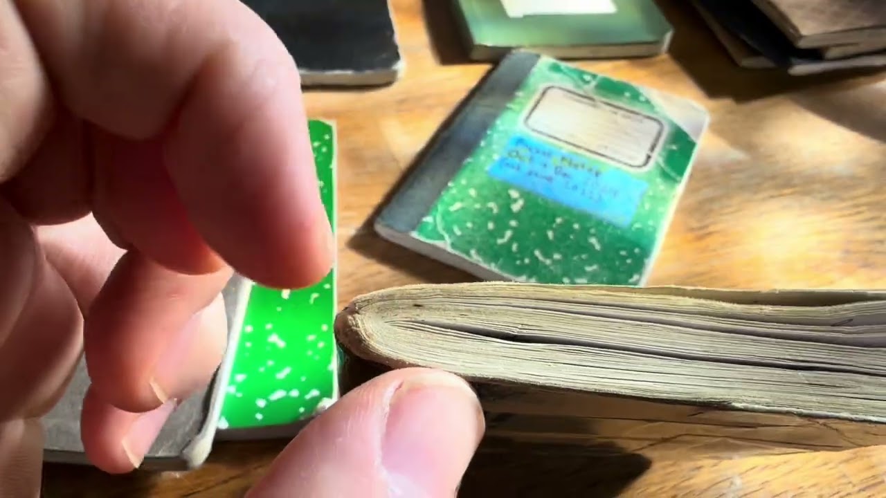 Starting to keep a pocket notebook