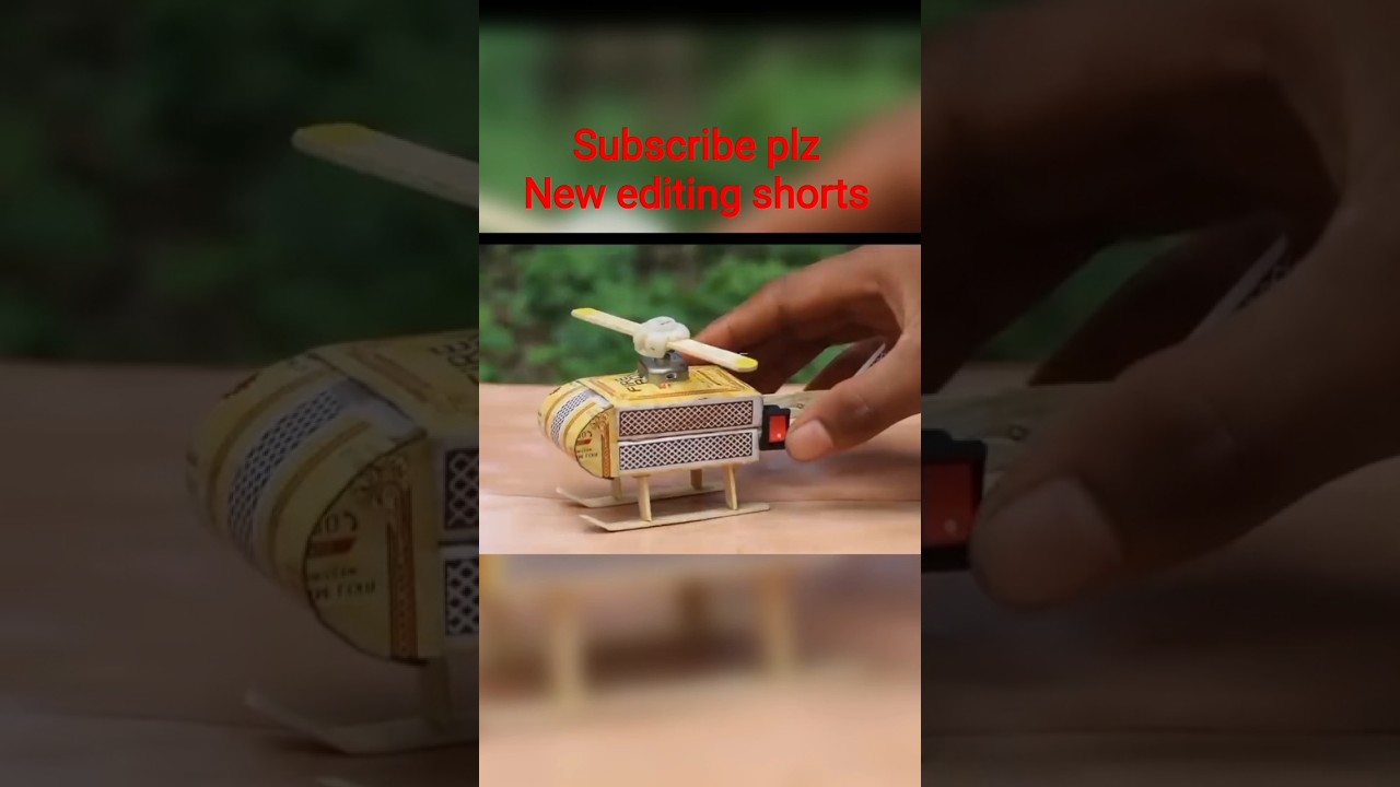 HOW TO MAKE RC MATCHBOX HELICOPTER 