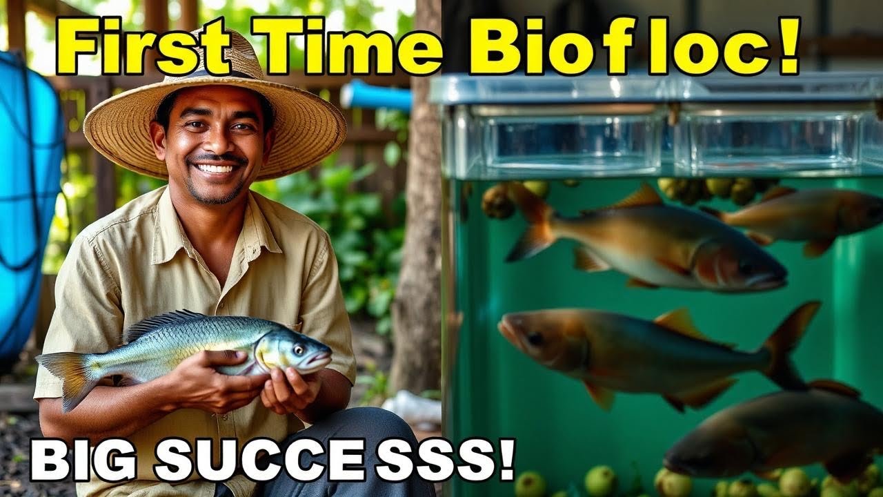 Biofloc Success: First-Time Pacu & Pangasius Fish Farming