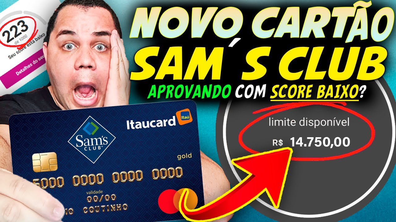 (EXCLUSIVO) NOVO CART&Atilde;O DE CR&Eacute;DITO SAM&acute;S ITAUCARD MASTERCARD GOLD |APROVANDO F&Aacute;CIL COM SCORE BAIXO?
