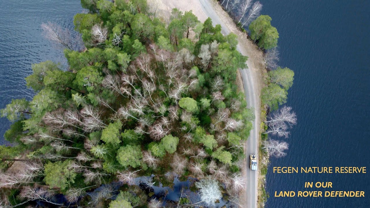FEGEN NATURE RESERVE | Drone footage of our Land Rover Defender