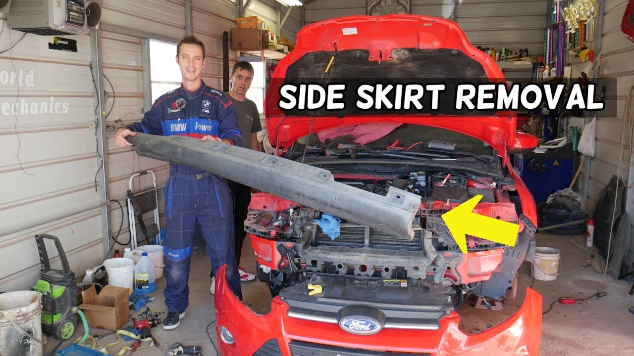 FORD FOCUS MK3 SIDE SKIRT REMOVAL REPLACEMENT. ROCKER PANEL TRIM