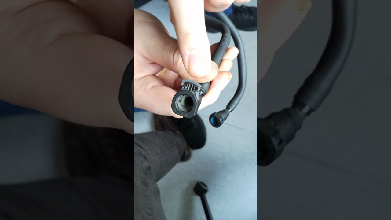 Rozpinanie ( zdejmowanie ) przewod&oacute;w paliwowych Kia Ceed, Hyundai 1.6 CRDI