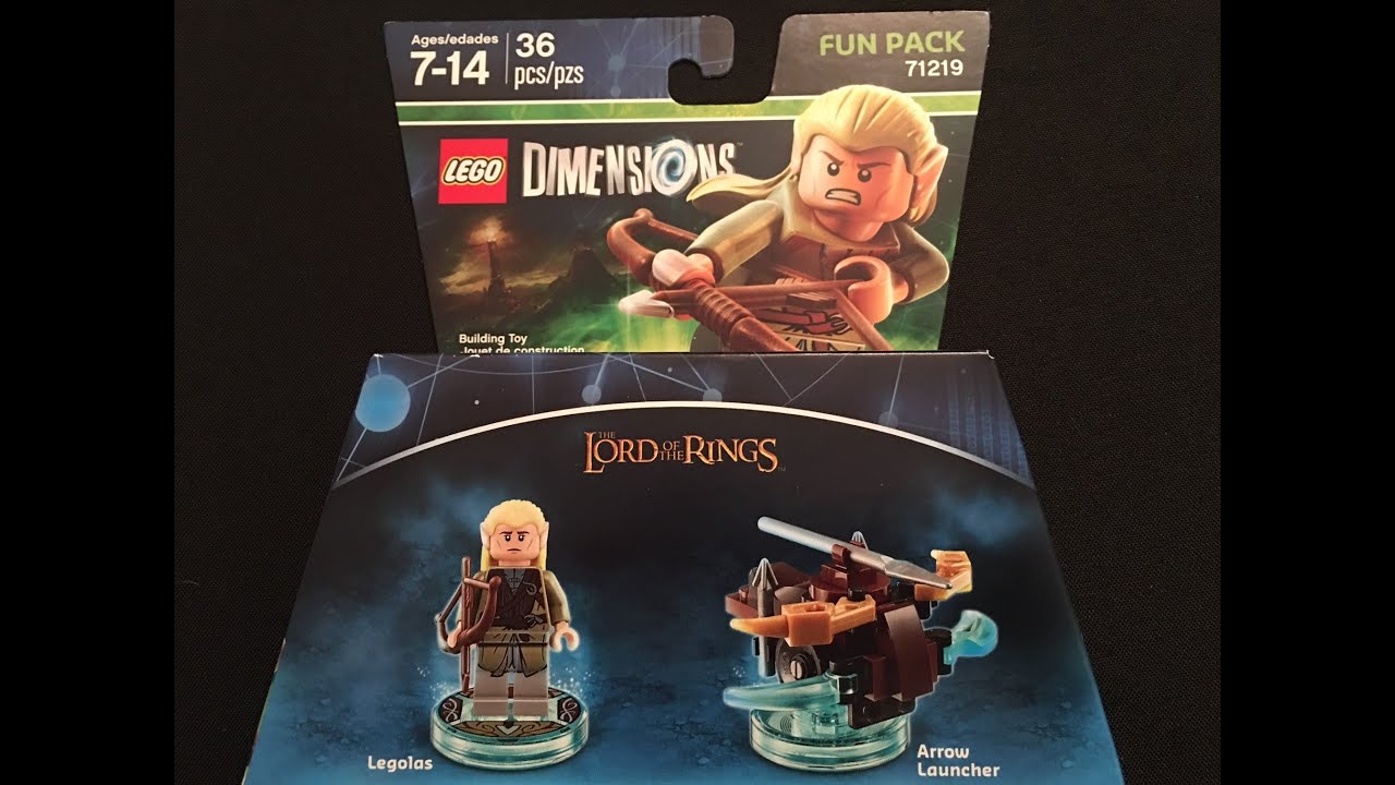 Lord Of The Rings Legolas Fun Pack Lego Dimensions Unboxing & Building