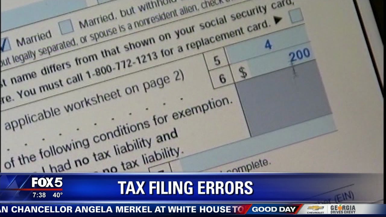 I-Team: Top Tax Filing Mistakes