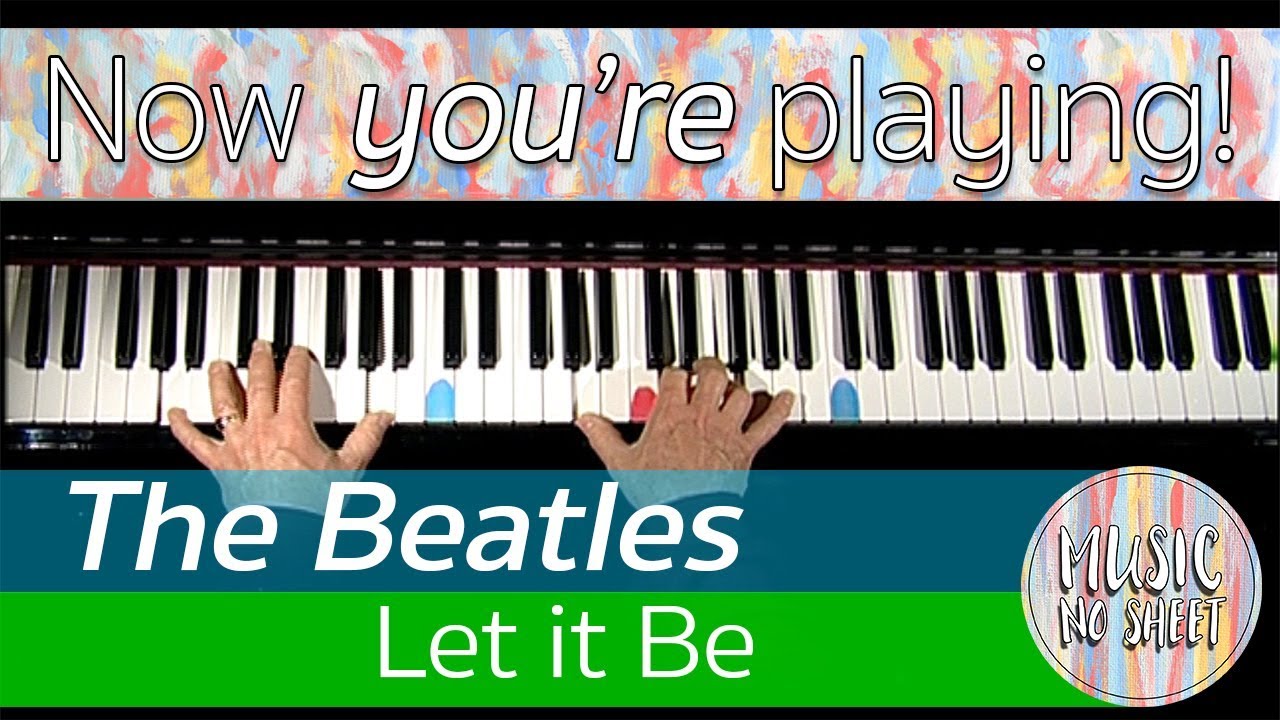 The Beatles | LET IT BE | Piano Lesson Part 2