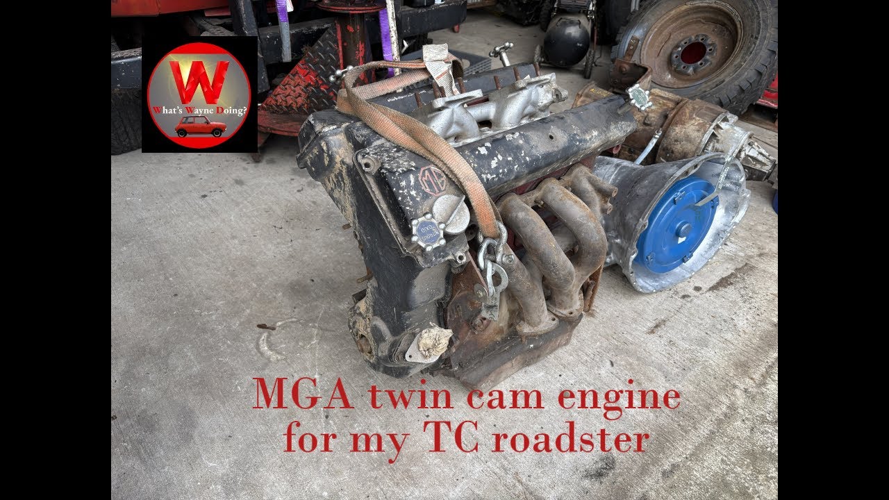 Двигатель для поиска сарая MGA Twin Cam