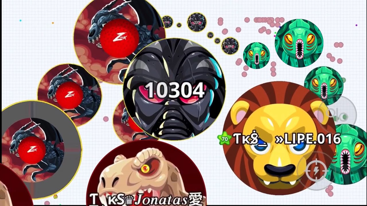 TKS CLAN DESTRUCTION 🥵 (AGAR.IO MOBILE)