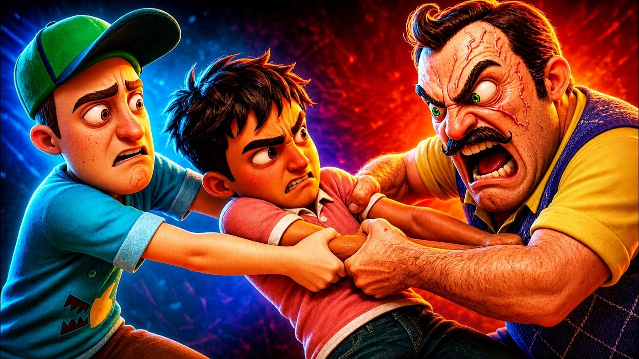 ВСЕ КОНЦОВКИ ПРИВЕТ СОСЕД!ИГРА HELLO NEIGHBOR MOD Return To Friendly Court ПРОХОЖДЕНИЕ!