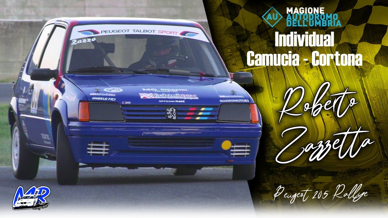 Individual Camucia - Cortona 2025 | Roberto Zazzetta - Peugeot 205 Rallye