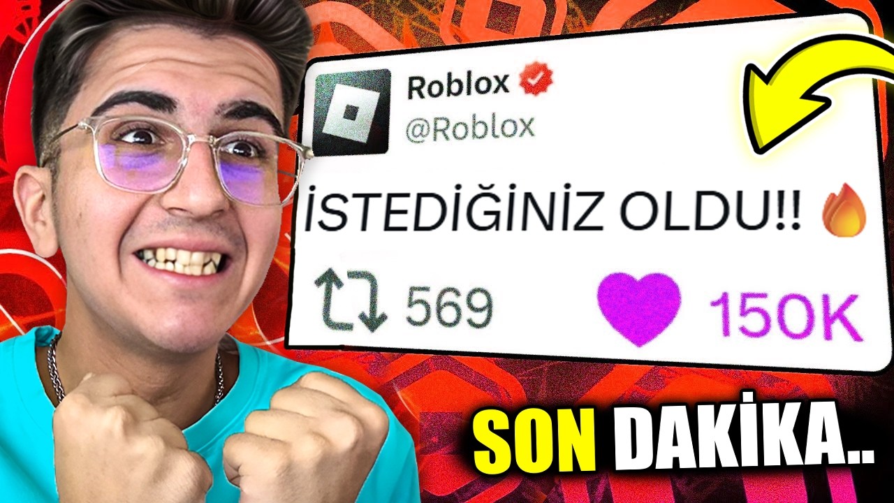 ROBLOX GELMİŞ GEÇMİŞ EN İYİ GÜNCELLEME!!🔥*Bugün Geldi*