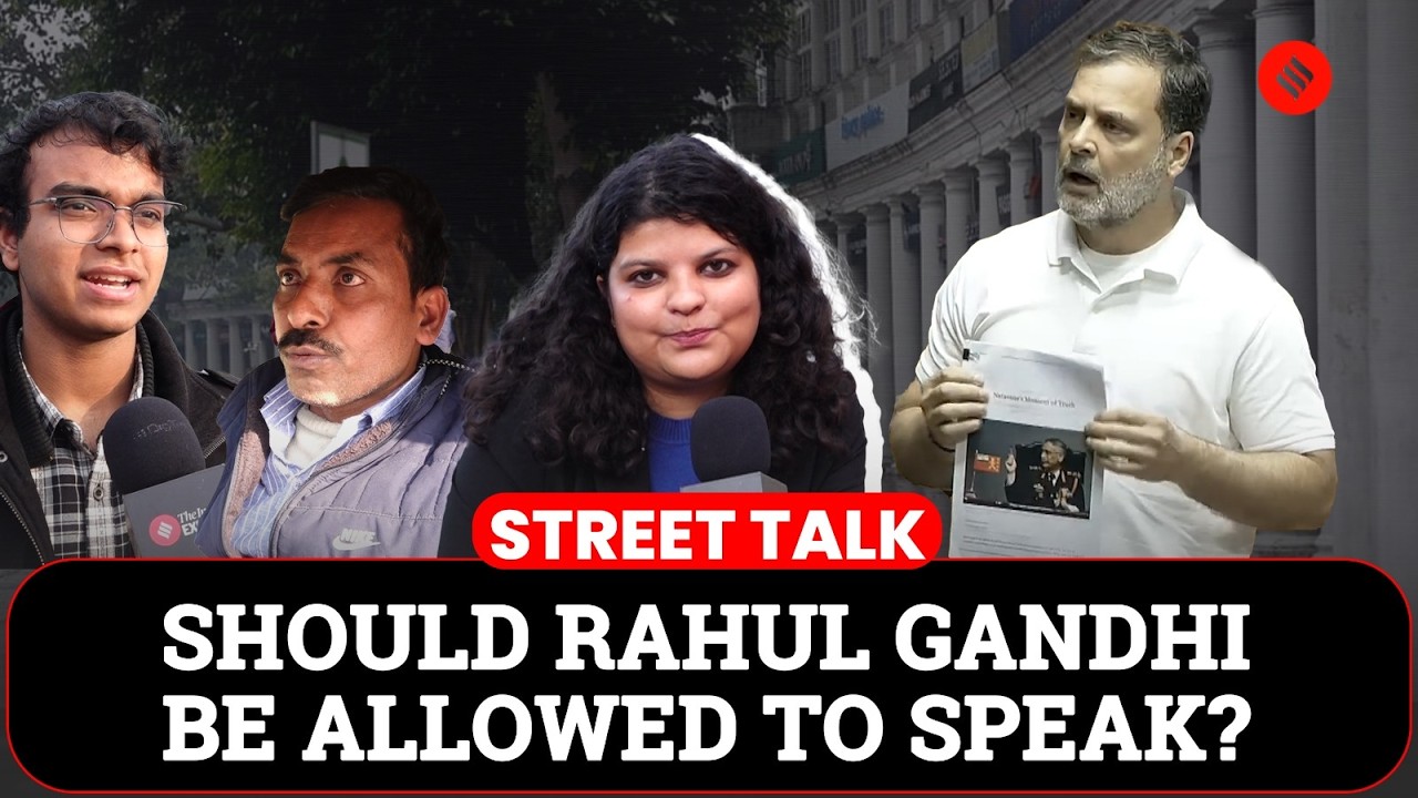 Street Talk: Silencing Opposition? Ground Voices React to Parliament Showdown | Rahul Naravane Row