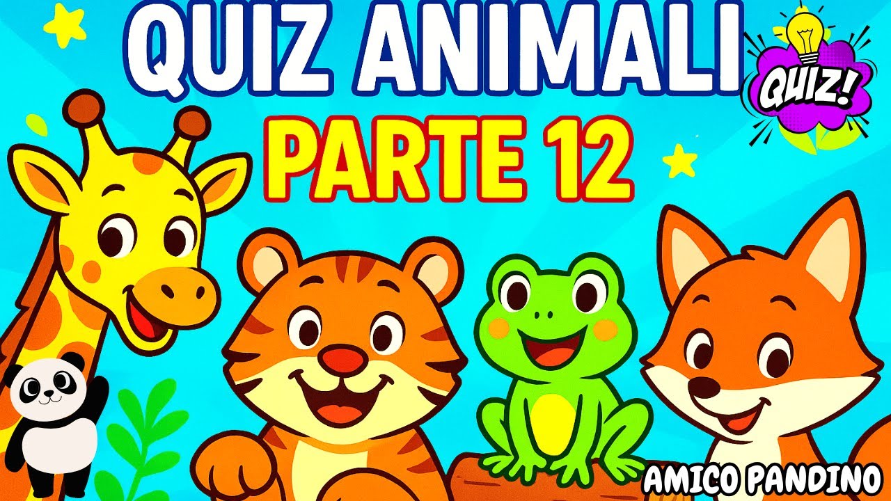 Animali per bambini video QUIZ: Quanto Conosci il Regno Animale? - Parte 12 - Animali per Bambini