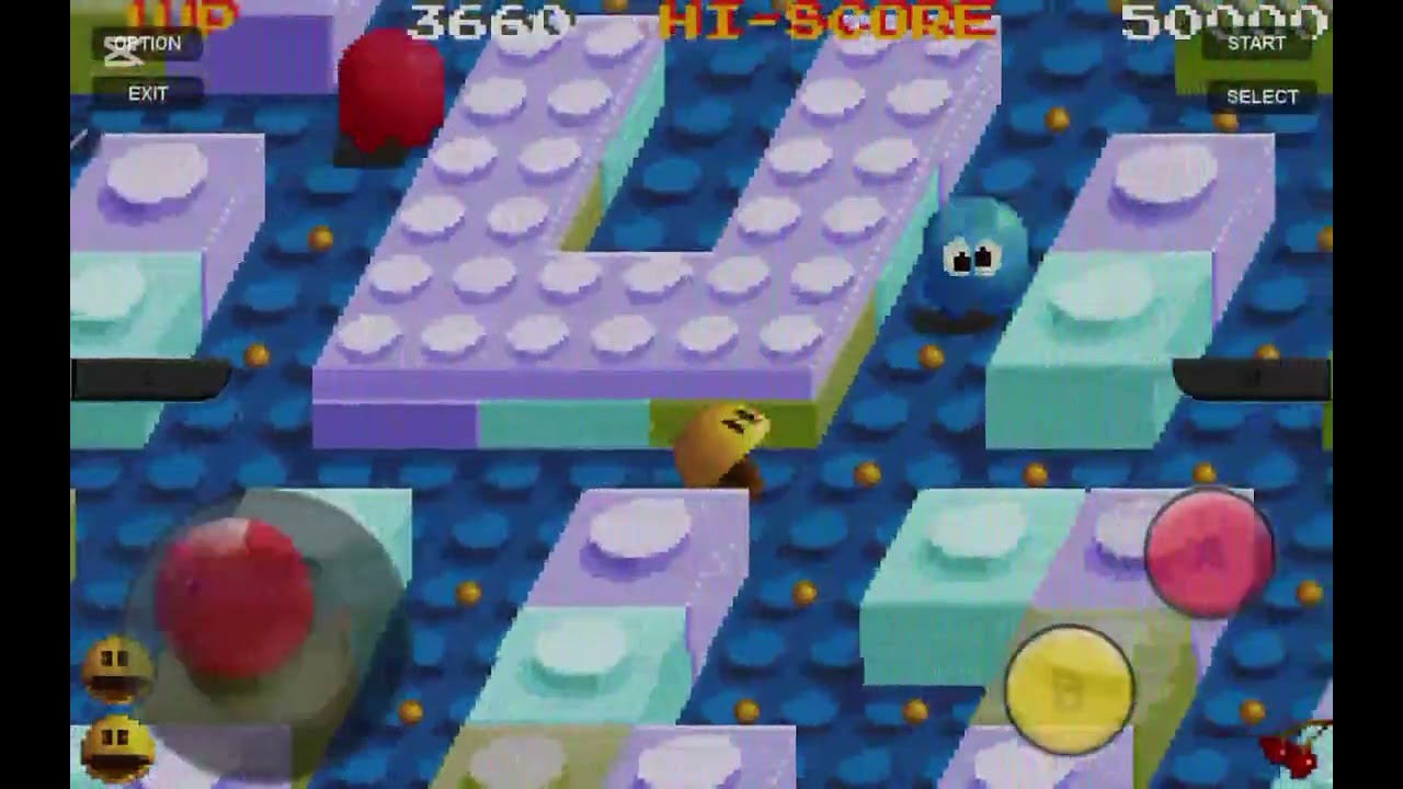 PAC MAN collection: Jugando el minijuego PAC-Mania.
