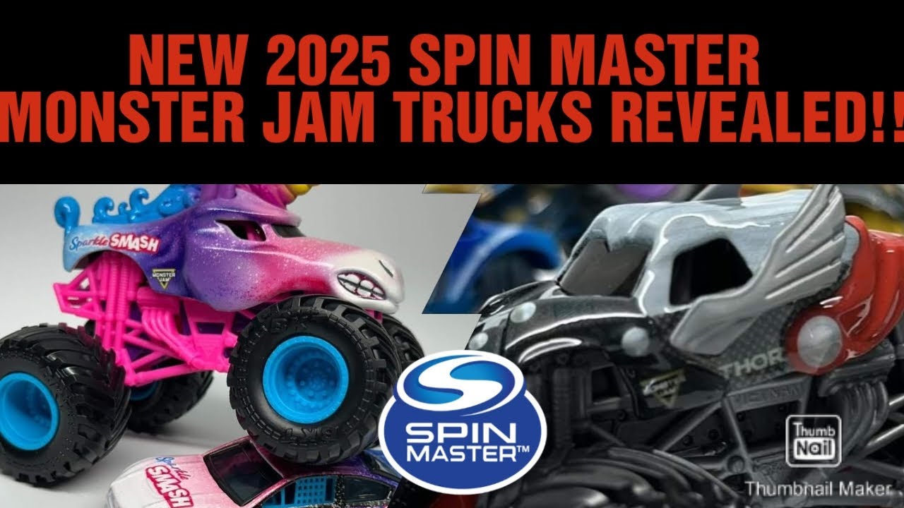 NEW 2025 SPIN MASTER MONSTER JAM DIECAST REVEALED!!