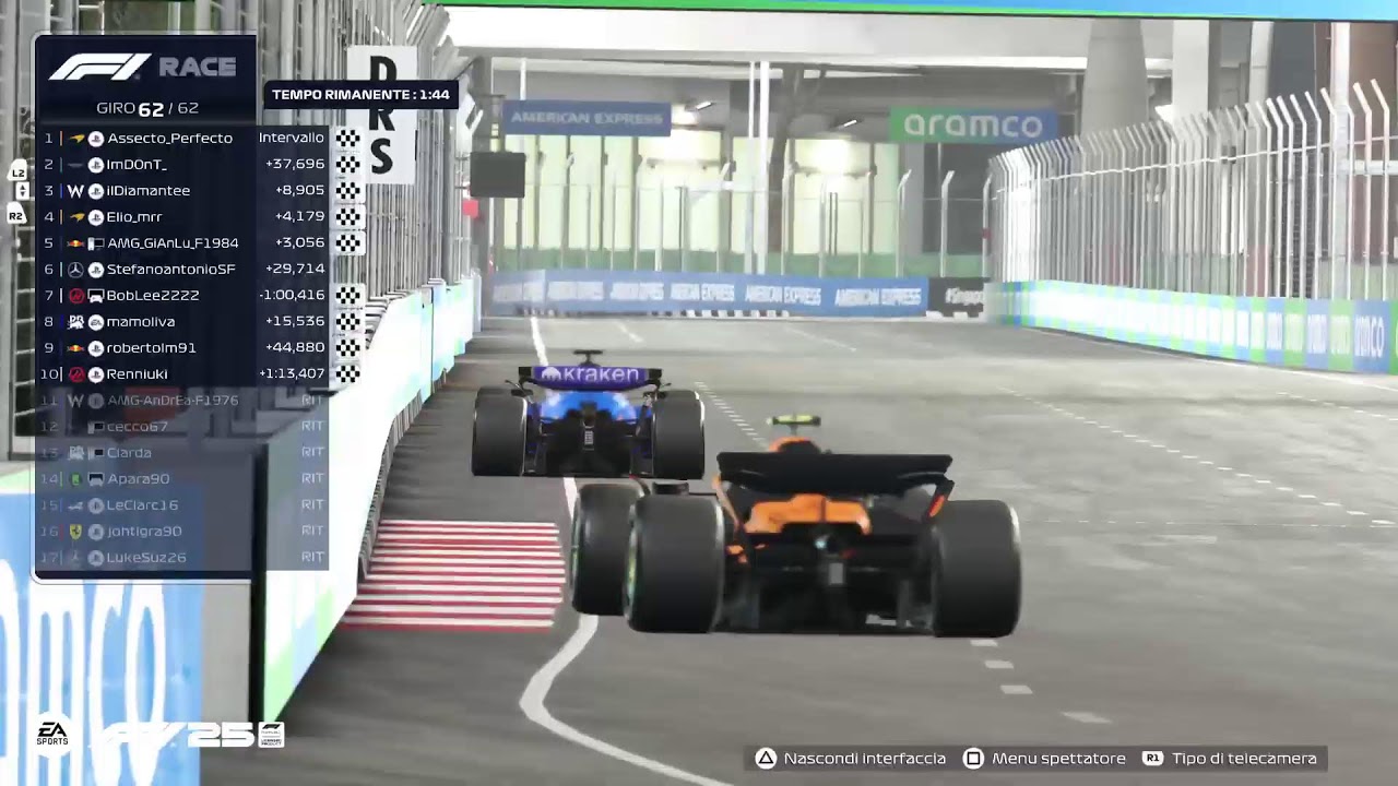 F1 25 GP Gameplay Singapore Full Race  AMG League A Round 4