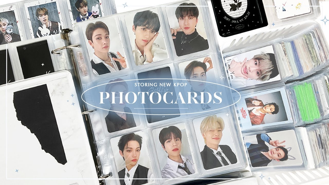 storing new photocards into my binders - 300+ photocard setup ✧ 05 | Stray Kids