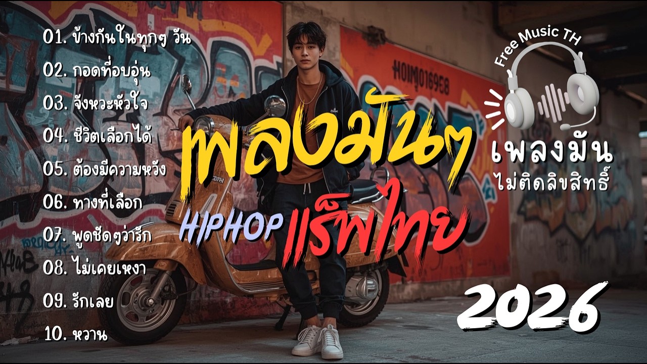 เพลงมันๆ แร็พไทย เพลงใหม่ล่าสุด 2026 | Hip Hop Rap ไม่ติดลิขสิทธิ์  (FreeMusicTH)