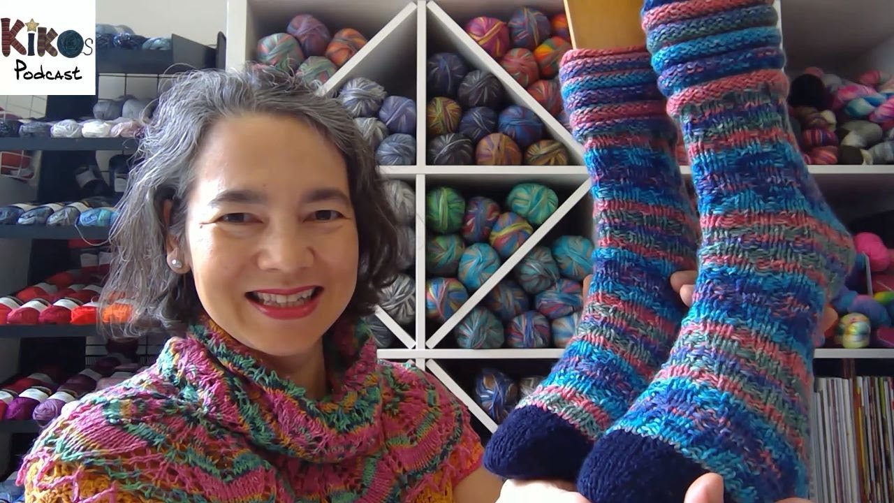 Kiko's Knitting Podcast #61 - Spiral Socks & Haramaki