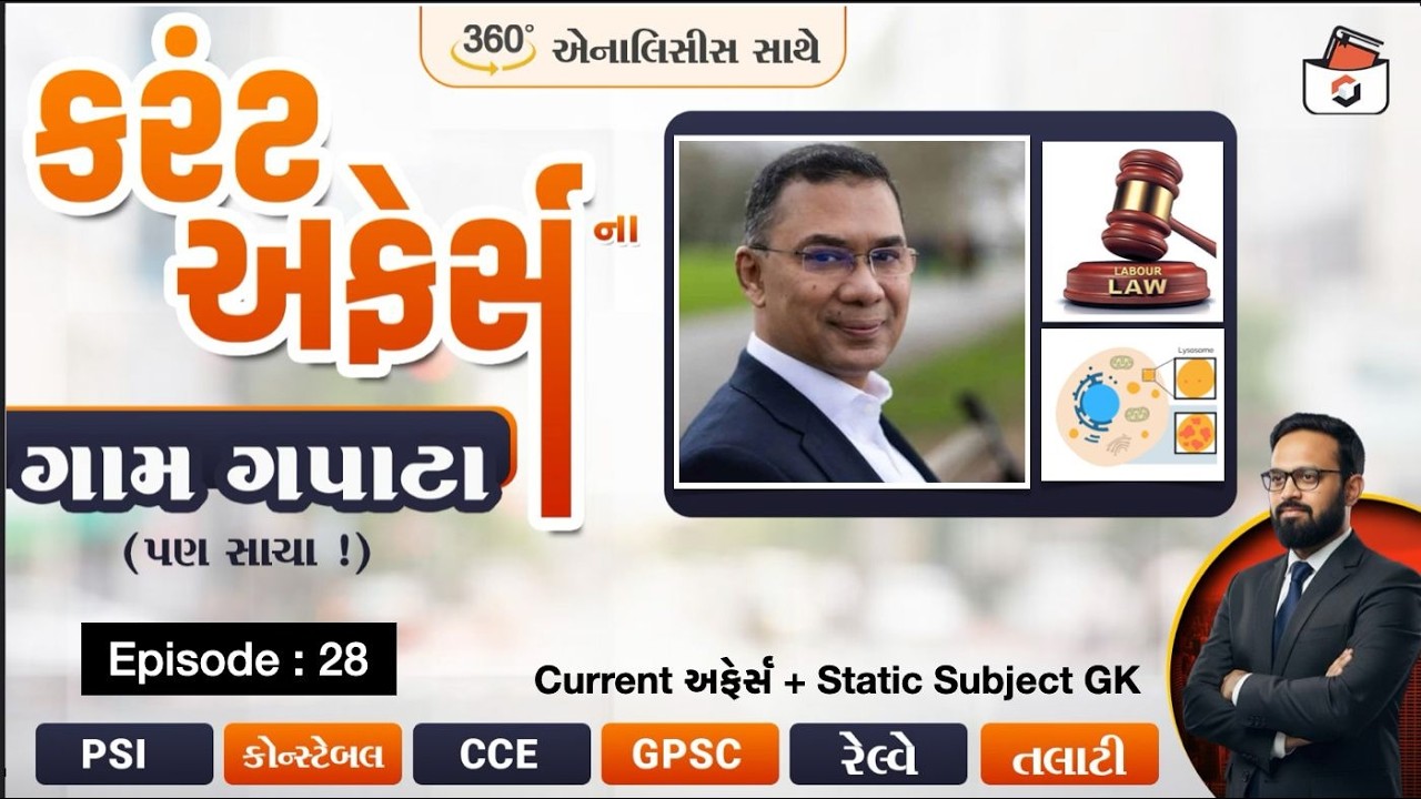 Current Affairsના ગામ ગપાટાં | Episode-28 | વર્તમાન પ્રવાહો with Statik GK