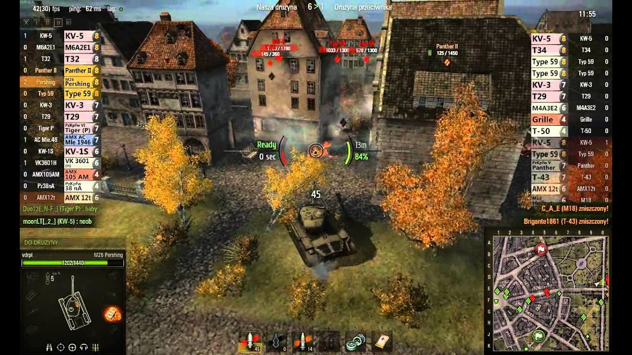 Zagrajmy w World of Tanks #32 - T110E5, M26 Pershing, M46 Patton