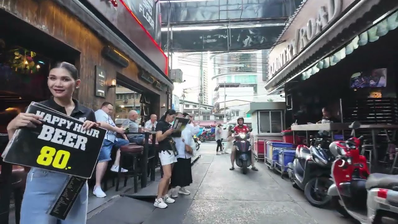 Bangkok Walk in Soi Cowboy and Terminal 21 (Asok) - Ambient Walking Tour ASMR [4K HDR]