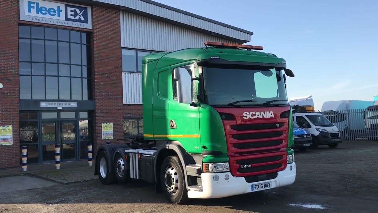 2016 SCANIA G450 *EU6* 6X2 TRACTOR UNIT FX16 DAY