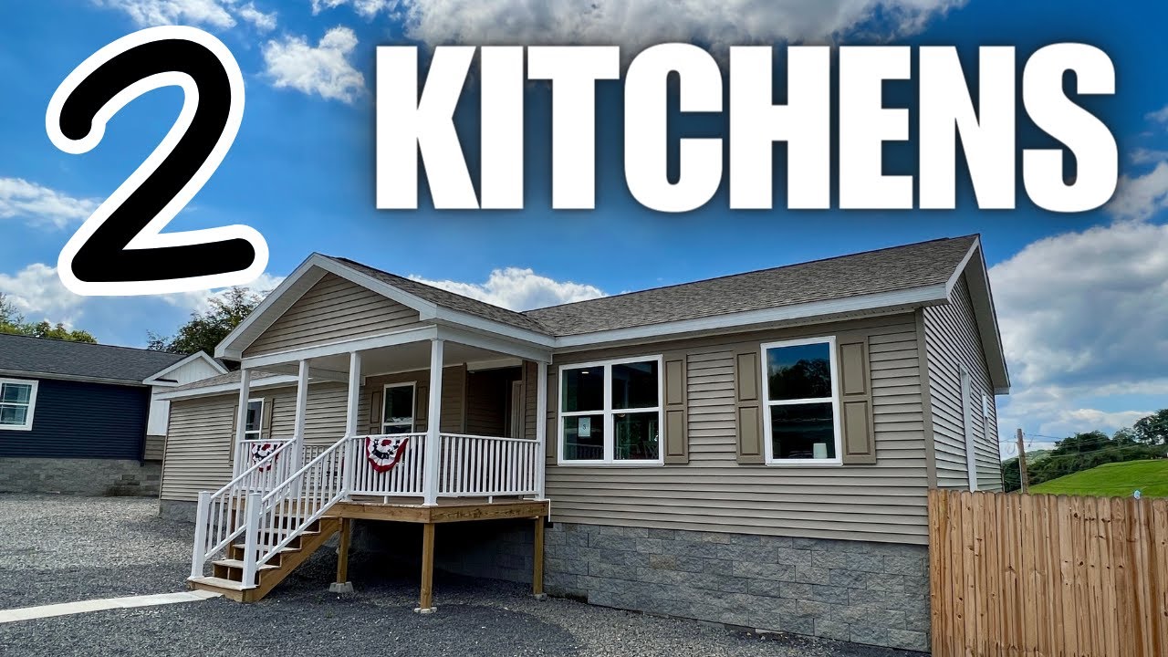 YES, a modular home w/ 2 KITCHENS but that's NOT all(must see)! Prefab House Tour