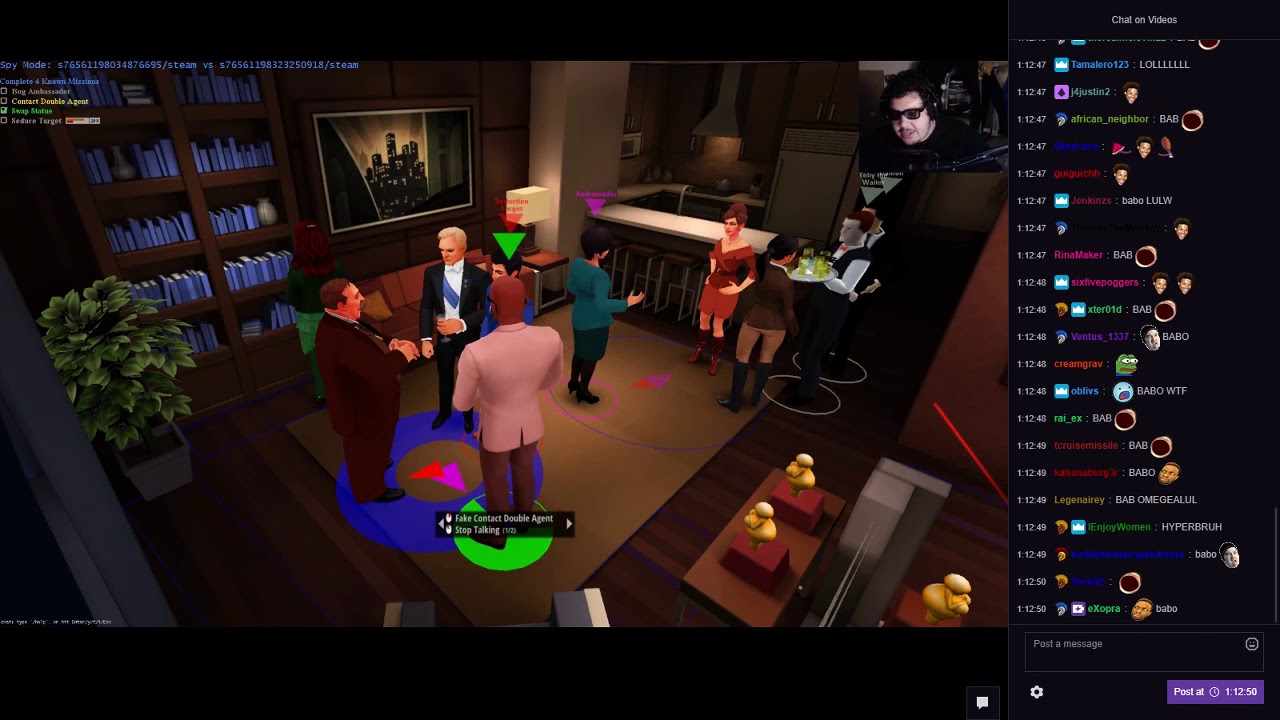 Tyler1 and Greekgodx Play SpyParty, Fortnite, and Rainbow Six Siege with chat! (VOD)
