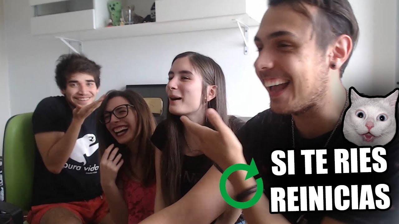 SI TE RIES, REINICIAS EL VIDEO **GATOS** CON EL TEAM ANORMAL