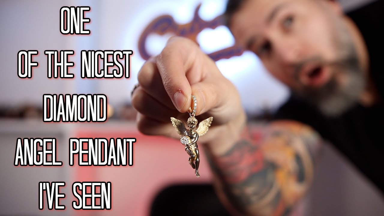 SAINTS GOLD DIAMOND ANGEL PENDANT **LIMITED EDITION**