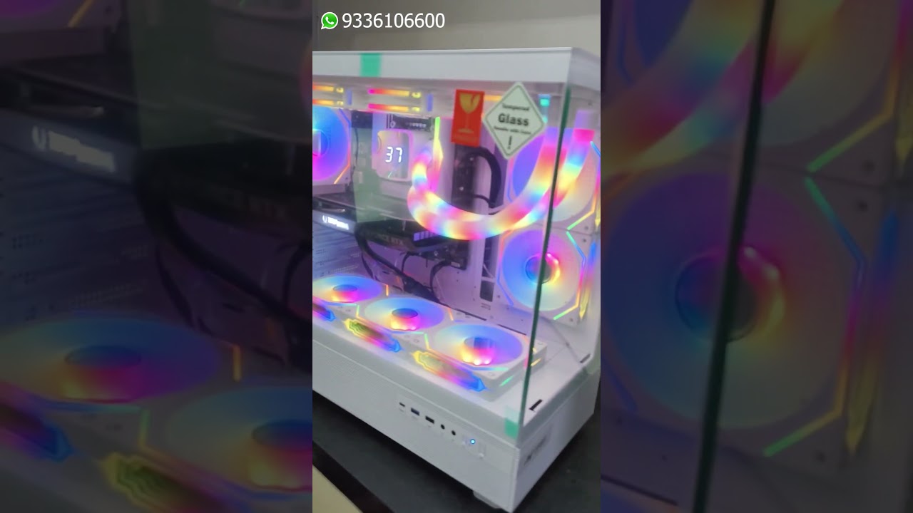 Crystal x6 with Glow liquid cooler | Best RGB Cabinet  