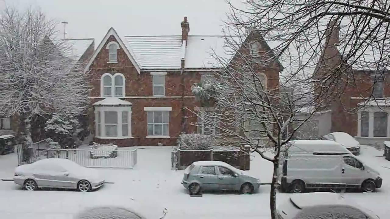 Snowstorm in London