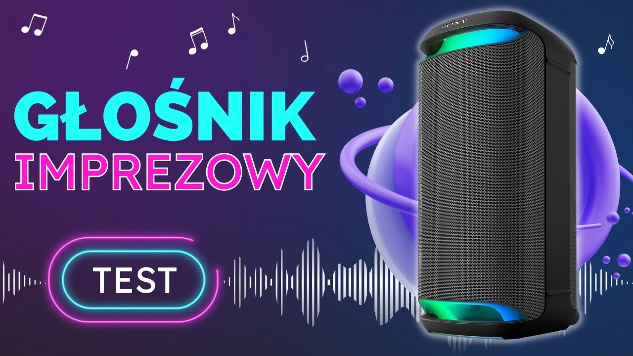 Sony SRS-XV800 - Test Imprezowego Głośnika Bluetooth