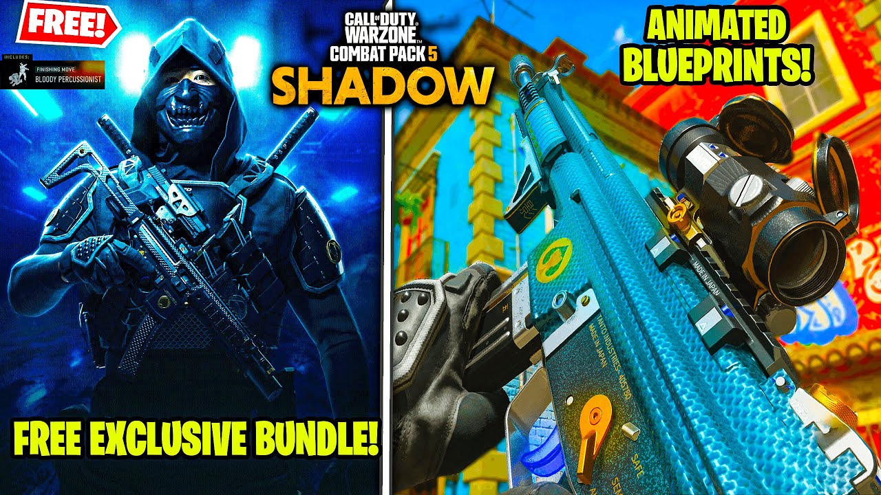 FREE Call of Duty Warzone COMBAT PACK SHADOW Bundle (MW2 PS Plus Exclusive Pack 5 MW2)