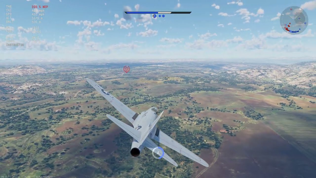 F-80A-5  12 and 0  Vietnam  (War Thunder Air AB)