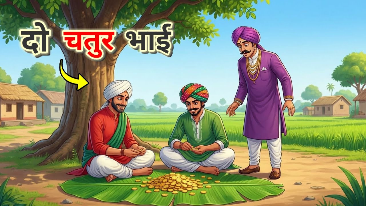 💠 दो चतुर  भाई और मूर्ख सेठ | Moral Story |  शिक्षाप्रद कहानी | Panchtantra ki kahani |Bedtime story