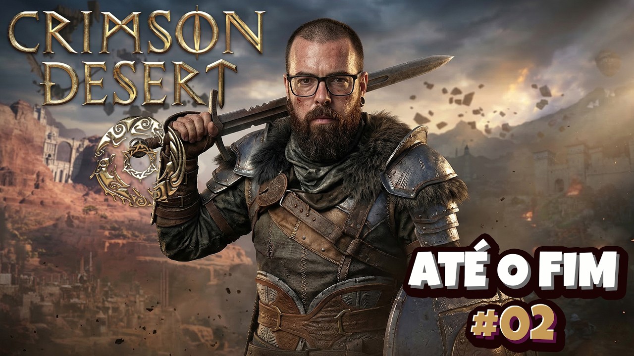 Crimson Desert #02 - COMBATE ABSURDO E MUNDO ABERTO VIVO