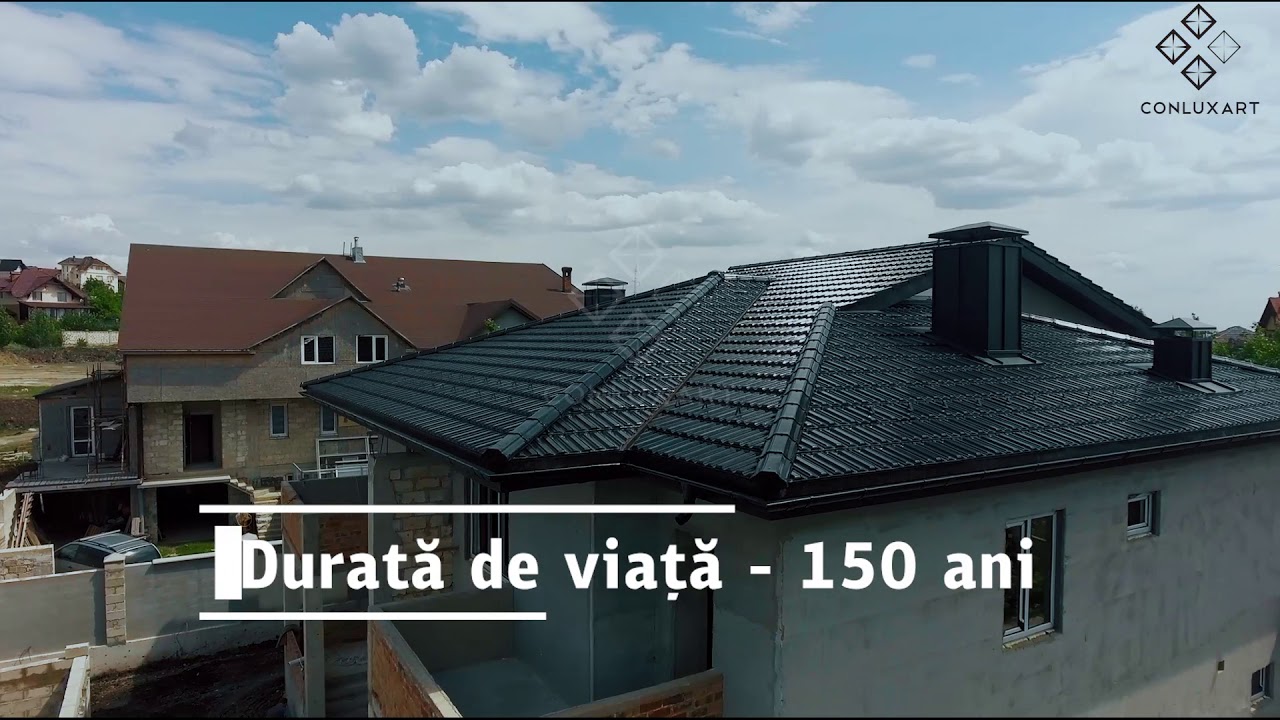 CONLUXART | țiglă ceramică CREATON | RAPIDO negru luci