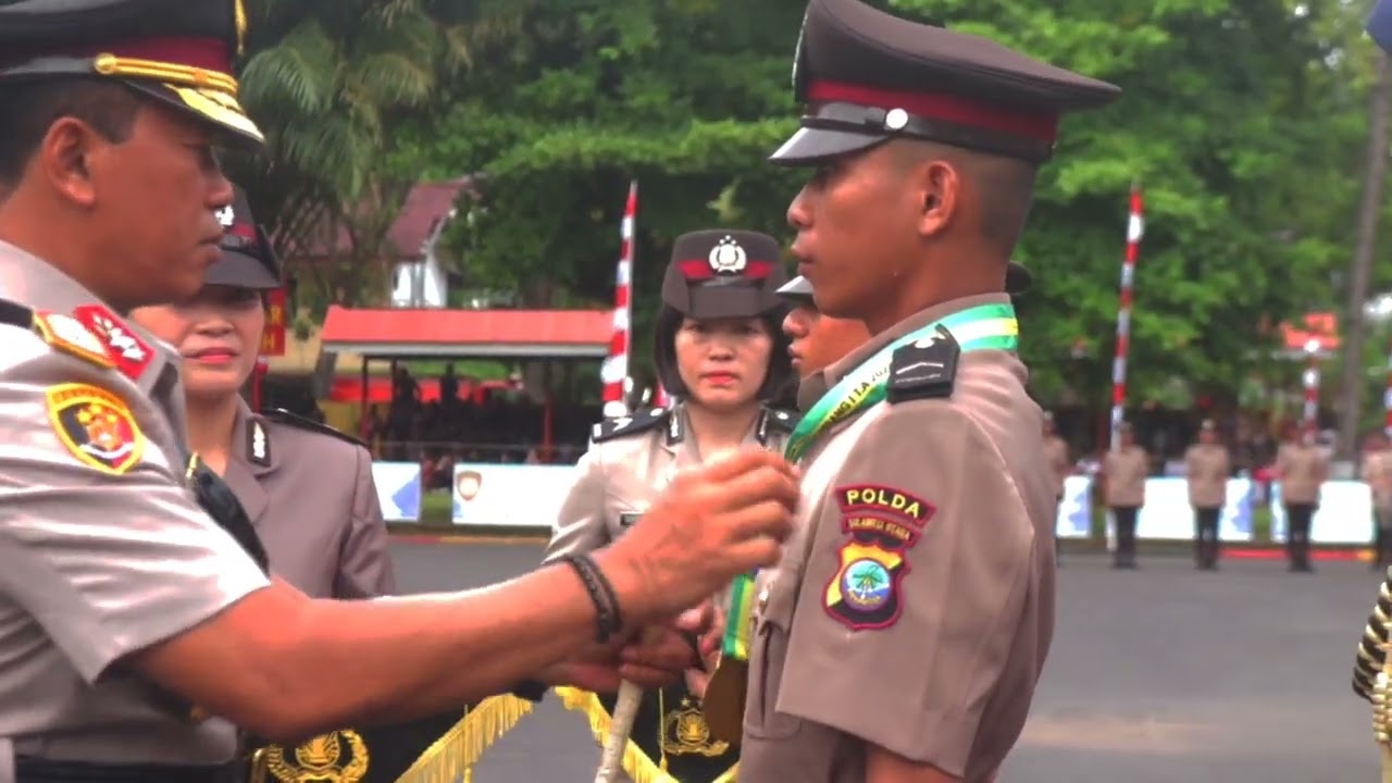 Pelantikan Bintara Baru Polri Tahun 2024 di SPN Polda Sulut...