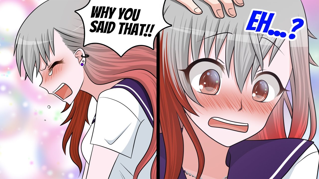 【Manga Dub】 I bumped into a delinquent girl and accidentally touched her soft part and she..【RomCom】
