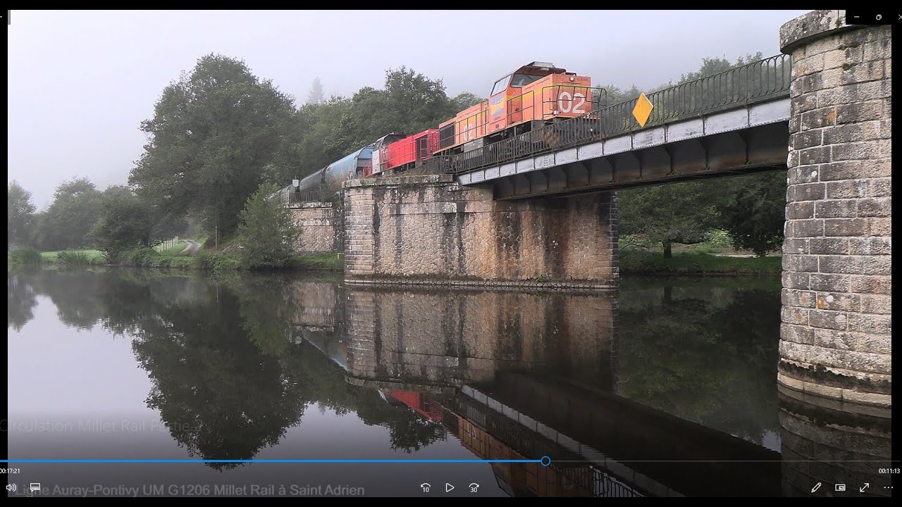 Ligne Auray-Pontivy Circulations Millet Rail 2022 Partie 2