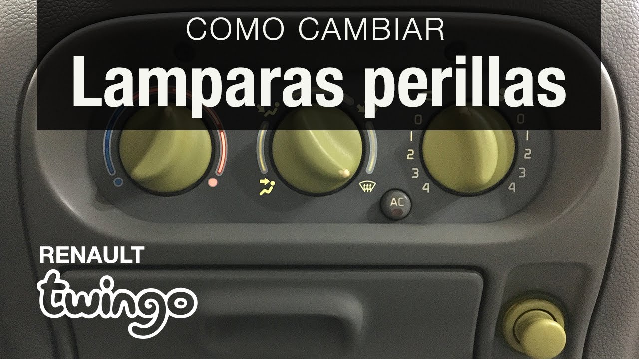 Como Cambiar lamparas de perillas