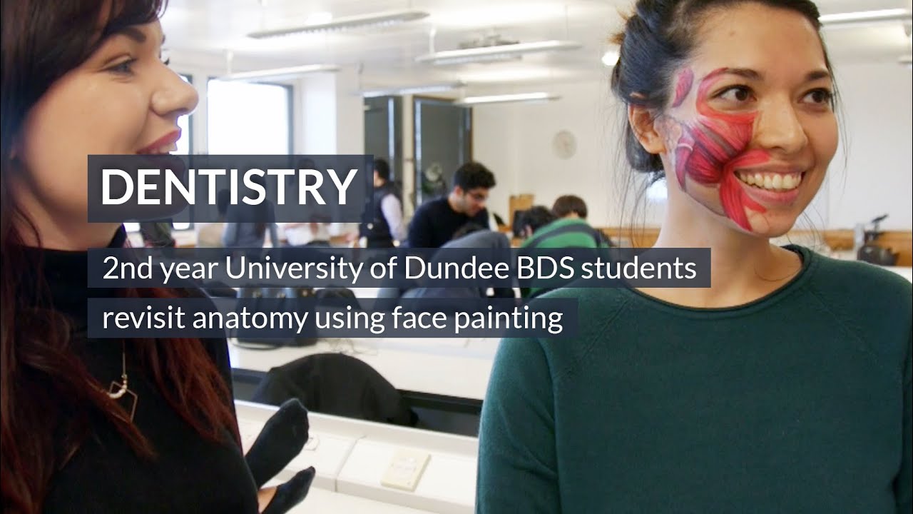 Anatomy Face Painting at the University of Dundee