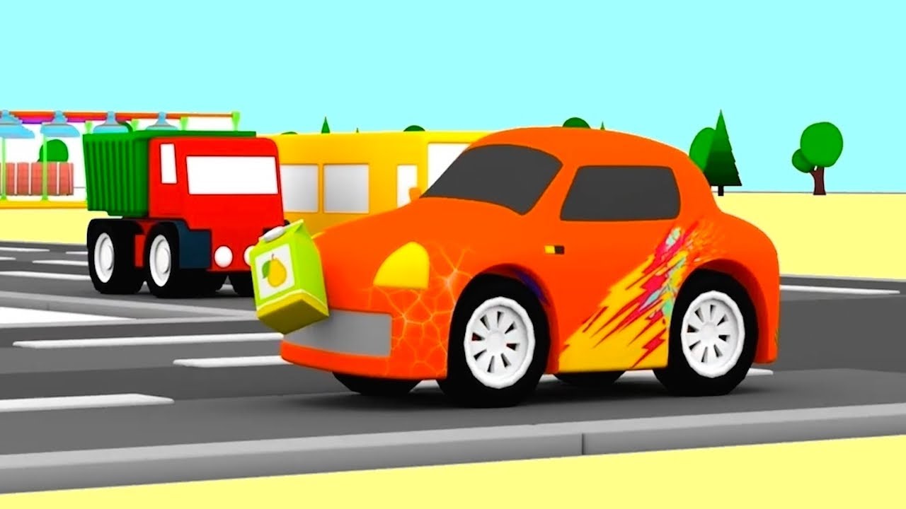 ORANGE MEANIE - How Mean Can He Be? - Cartoon Cars - Cartoons for Kids!