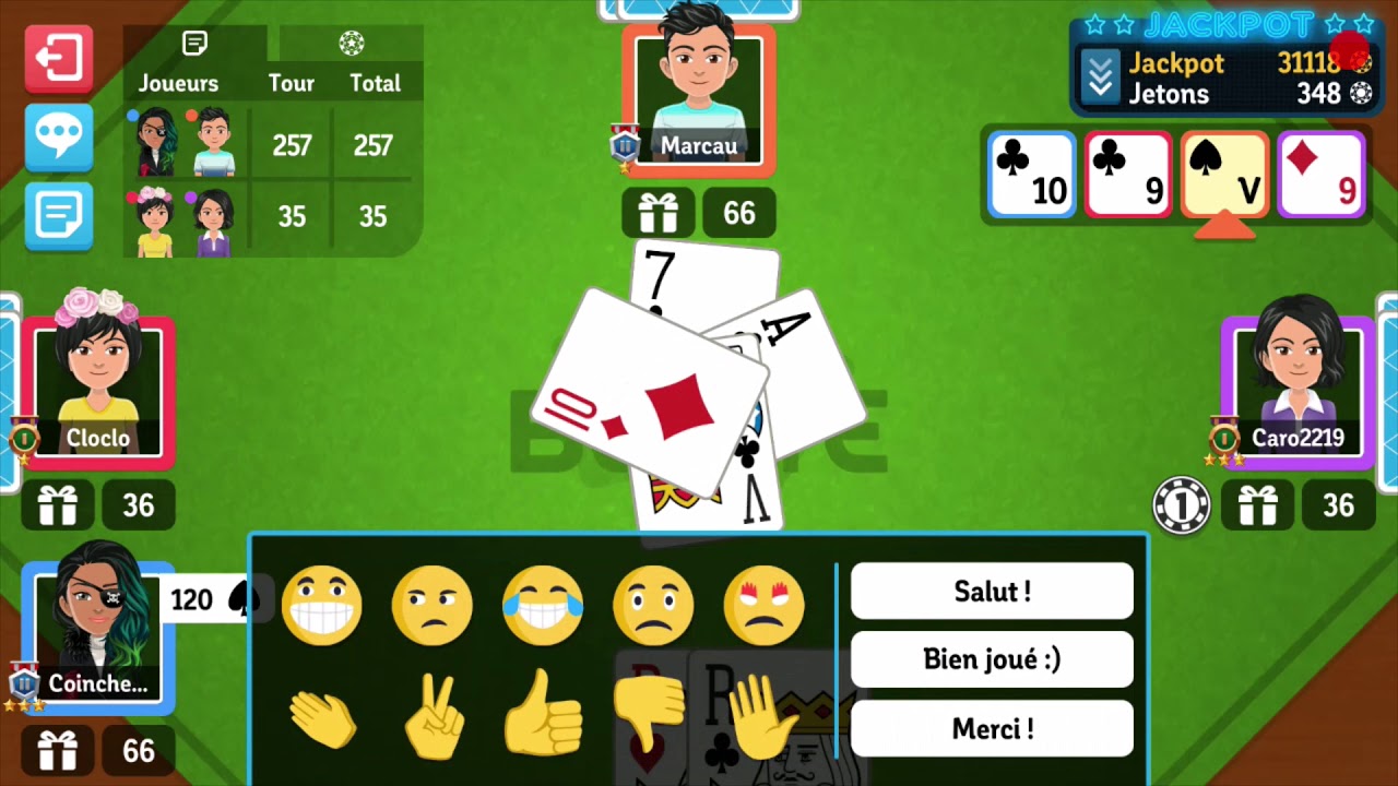 #5 Belote contrée | Partie et astuces de jeu