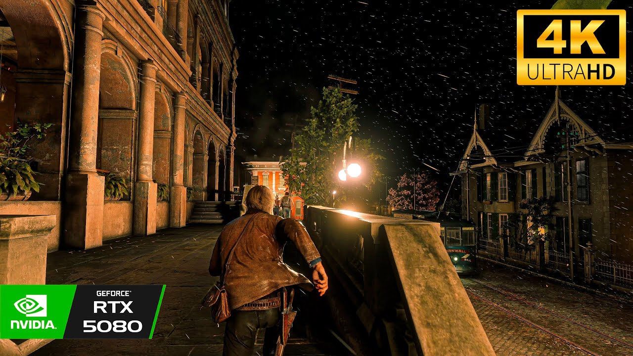 [4K60] RDR2 RTX5080 DLSS4.5 | Extreme Weather + Realistic Graphics Mod